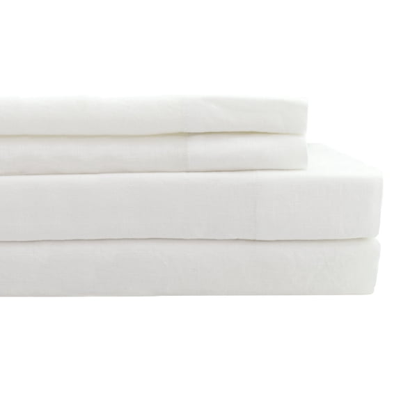 Linen Solid Sheet Set by Melange Home