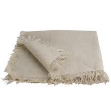 Burlap Fabrics Linen Squares - 20 x 20 Inch Versatile Napkins Placemats or Toppers 12 Pack