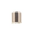 thumbnail image 1 of Linen Striped Table Runner with Fringe, Boho Rope Patchwork Dining Table Decor, Rustic Runner for TV Cabinet Coffee Table Sideboard, 1 of 6