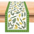thumbnail image 1 of Linen Sukkot Table Runner 71 Inches Long Sukkah Tablecloth Jewish Sukkah Home Kitchen Dining Room Table Decorations, 1 of 5