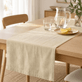 Linen Table Runner Royal Cream 14 x 60 Inch for Dining and Holiday Use ...