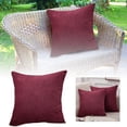 thumbnail image 1 of Linen Throw Pillow Covers 18x18 - Beige Decorative Flanged Cushion Covers for Sofa & Bed, Breathable Soft Pillow Shells with Classic Border for Home Decor, 1 of 4