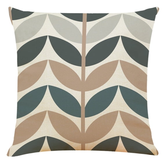 Linen Throw Pillow Covers for Home Decor, Square Style Cushion Case with Hidden Zipper, for Living Room, Bedroom, Office, Car, Party, and More