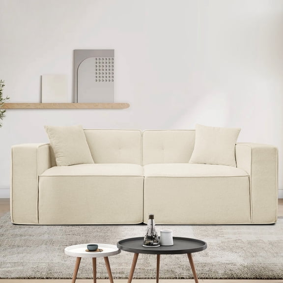 Linen Upholstery - Function as Bed - Apartment Decor - Convenient Device Charging