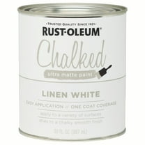 Linen White, Rust-Oleum Chalked Ultra Matte Paint, Quart