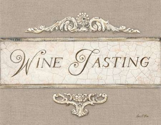 Linen Wine Tasting Canvas Art - Arnie Fisk (22 x 28)