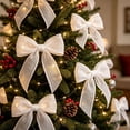 thumbnail image 1 of Linen Woven Fabric Ribbon, 1.5 Inch Tone Decorative Ribbon with Flexible Texture, Reusable Cuttable Craft Ribbon for Holiday Gift Packing, Front Door Wreath and Xmas Tree Ornament DIY, 1 of 6