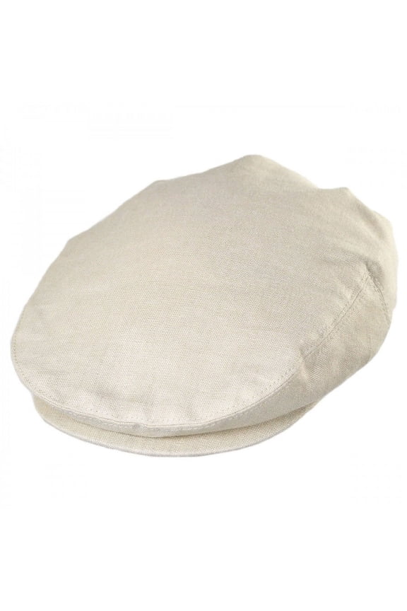 Linen and Cotton Ivy Cap - M - Natural