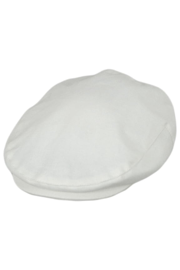 Linen and Cotton Ivy Cap - XXL - White