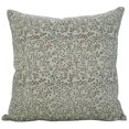 thumbnail image 1 of Linen block print outdoor pillowcase, floral decorative couch cushion, square edges water replicant pillow cover, 24"X24", Keri Jaal, 1 of 6