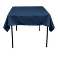 thumbnail image 1 of LinenTablecloth 54-Inch Square Polyester Tablecloth Navy Blue, 1 of 3