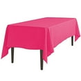 thumbnail image 1 of LinenTablecloth 60 x 126-Inch Rectangular Polyester Tablecloth Fuchsia, 1 of 4