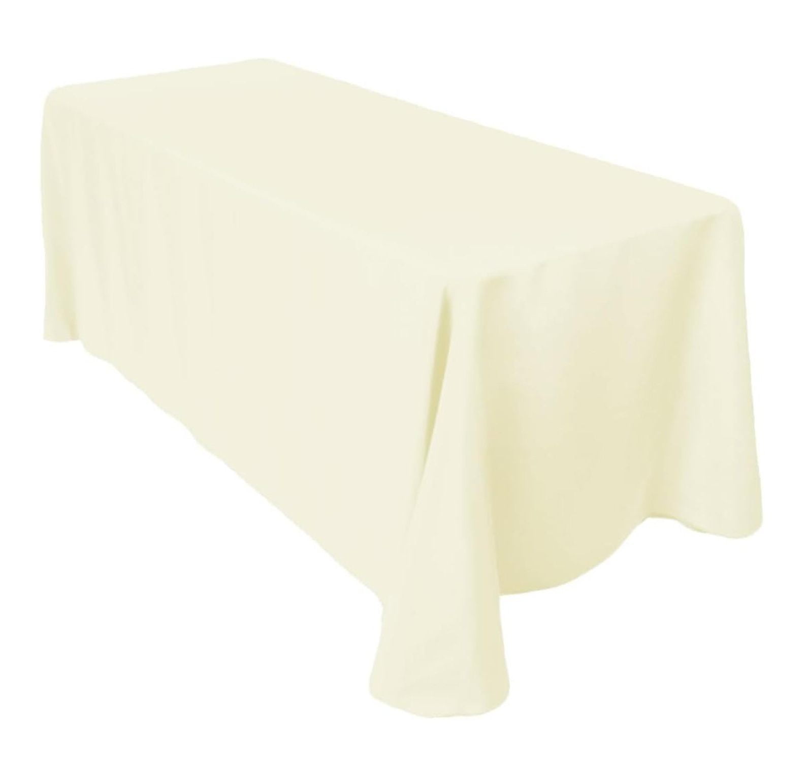 LinenTablecloth 90 X 156 In. Rectangular Economy Polyester Tablecloth ...