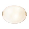 thumbnail image 1 of Access Lighting 23023LEDD-BS-TEX Linen Flush Mount - Brushed Steel & Textured - 15.5 D x 4.75 H in., 1 of 2