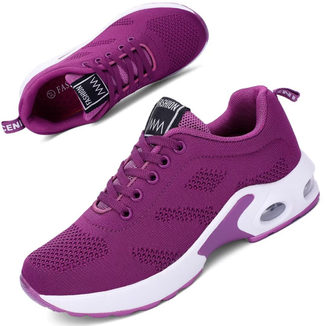 Linenghs Women's Air Cushion Running Shoes Walking Fashion Fitness Work Women's Sneaker