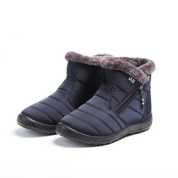 Linenghs Women's Shoes Cotton Shoes Winter Casual Warm Insulation Thickened High Top Women's Boots Snow Boots Light