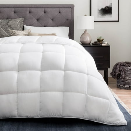 Linenspa All-Season Down Alternative Comforter, White, Cal King