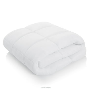 Linenspa All-Season Down Alternative Comforter, White, Queen
