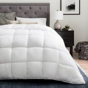 Linenspa All-Season Down Alternative Comforter, White, Queen