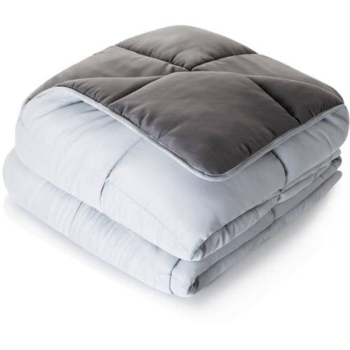 Linenspa All Season Reversible Down Alternative Microfiber Comforter Oversized King