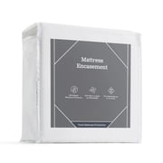 Linenspa Zippered Jersey Encasement Mattress Protector, California King - Waterproof, Bed Bug Protection, and Breathable