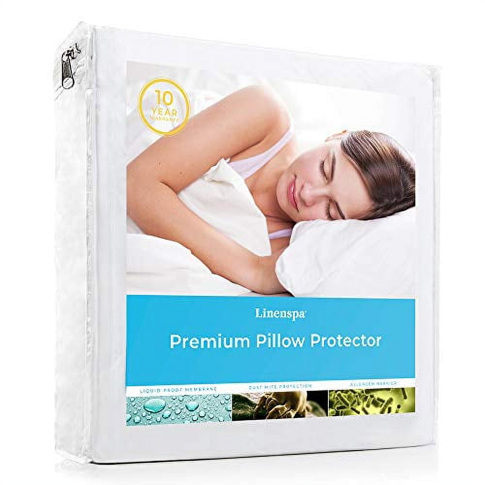 Sentinel King Evolon Zippered Allergy Pillow Protector Dust