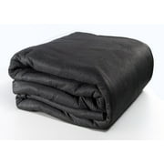 Liner Life Pool Liner Pad for 12' x 20' Rectangle Aboveground Pool, Solid, Geotextile, Black