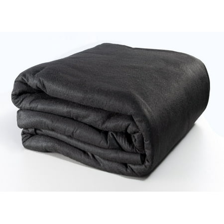 Liner Life Pool Liner Pad for 18' Round Aboveground Swimming Pool, Solid Black Geotextile, Liner Protection