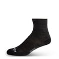 thumbnail image 1 of USA Made - Mini Crew Socks - Micro Weight Liner - Hiking Socks - Merino Wool - Mountain Heritage - Black - Small, 1 of 3