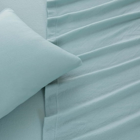 Linery & Co. Premium Super Soft Extra Plush Fleece Sheet Set Cloud Blue Full