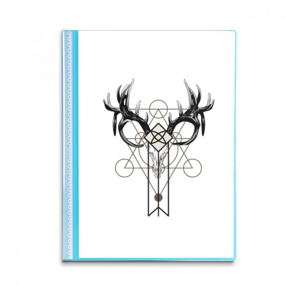 Lines Depict Mystery Horn Book Sheet Protectors Portfolio Binder Folder