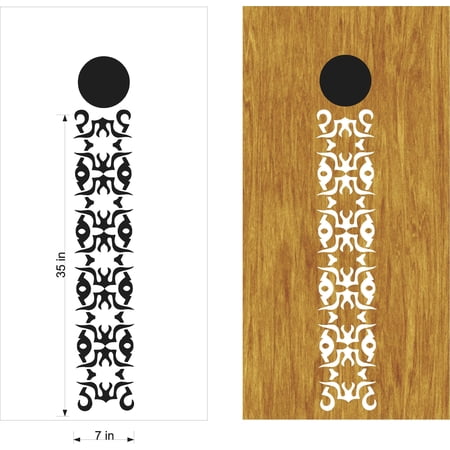 Lines Tribal Cornhole Decals Stickers Bean Bag Toss 04