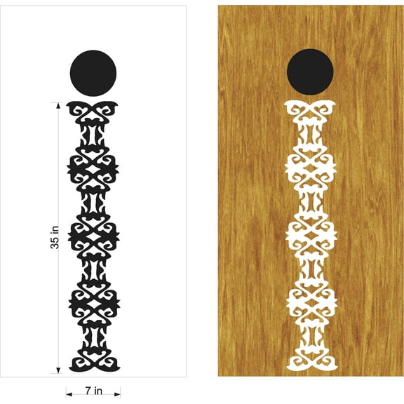 Lines Tribal Cornhole Decals Stickers Bean Bag Toss 10