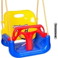 thumbnail image 1 of Lineslife 3-in-1 Baby Swing Seat, Toddler Swing, Anti-Flip Snug & Secure Detachable Infants to Teens Kids Swing Seat for Outside Playground, Blue, 1 of 9