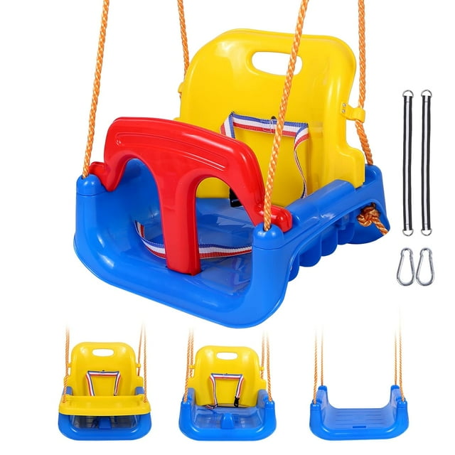 Lineslife 4in1 Outdoor Swing Seat Baby to Teens Safety Swing with