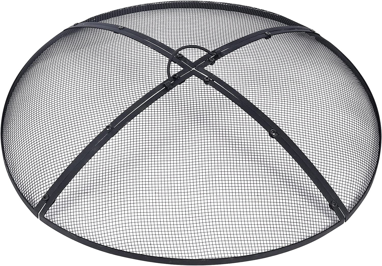 Lineslife Fire Pit Spark Screen 30 Inch Cover Round, Heavy Duty
