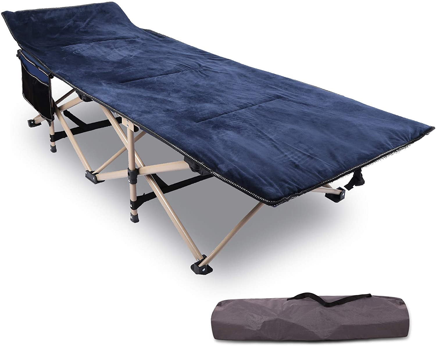 Lineslife Folding Camp Beds for adults with Mattress support 500 lbs
