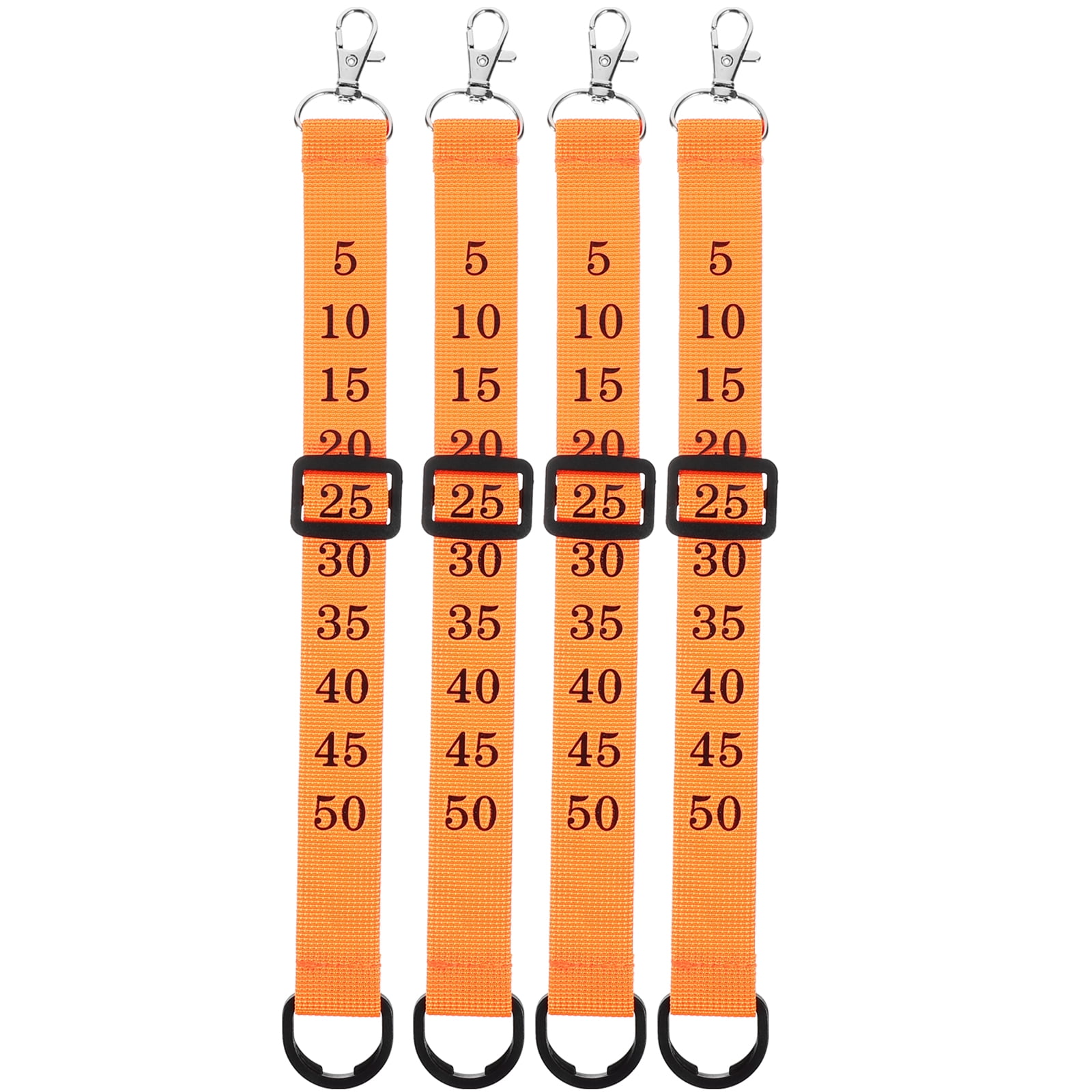 TABLZONE 4-Pack Sliding Side Football Referee Chain Clips with Numbered ...