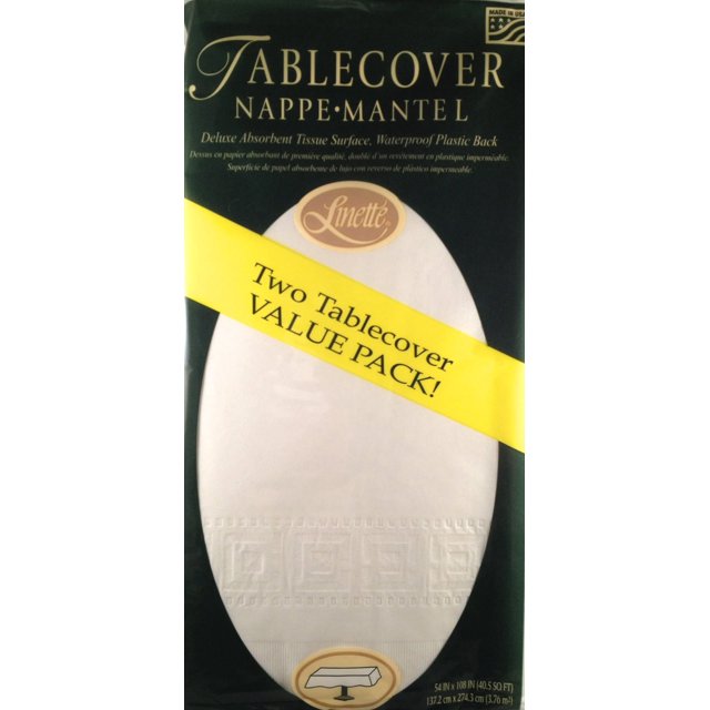 Disposable Waterproof Tablecover Tablecloth (2Pack)