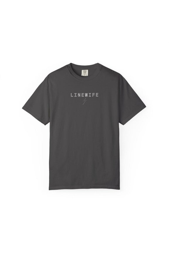 Linewife Shirt, Lineman Lifestyle Typography Tee, Utility Worker Family Support Shirt, Comfort Colors Unisex Cotton T-Shirt, Sizes S-5XL