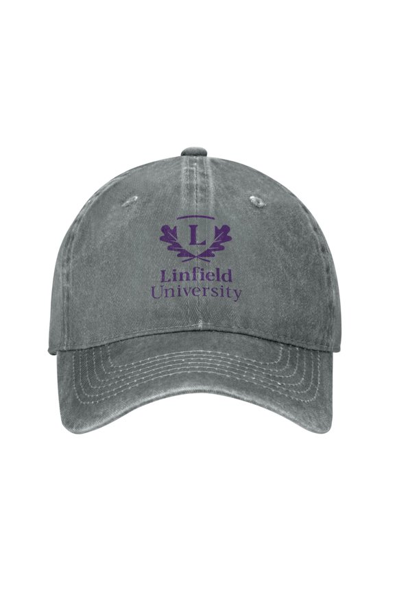 Linfield College-Mcminnville Campus Hat Adult Adjustable Classic Washed Casquette Cap Hat Baseball Cap