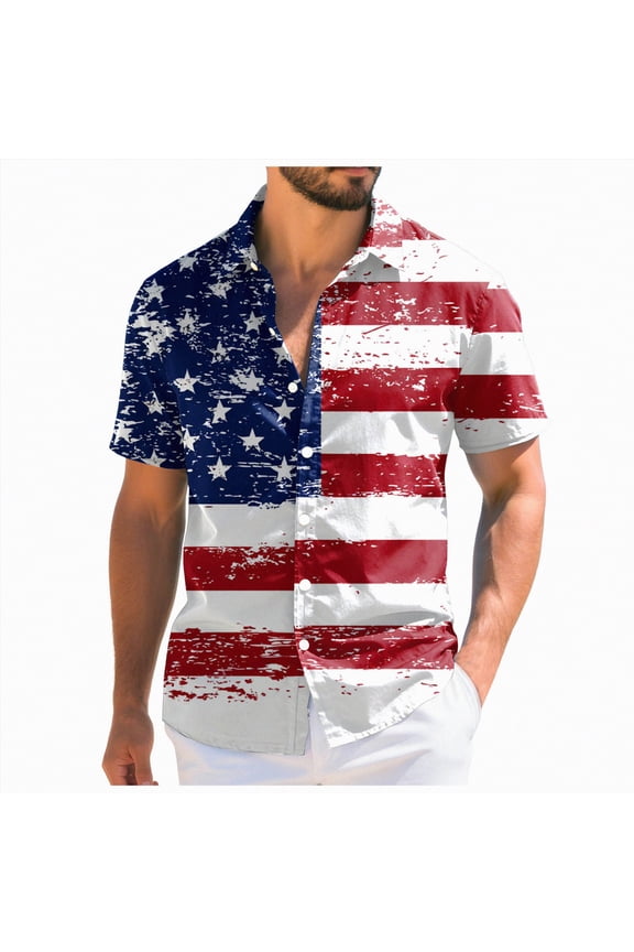 4th Of July Mens Shirt 250 Years USA Patriotic 4th of July Family Matching T-Shirt(Red,XL)