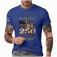 thumbnail image 1 of Linfrsh America 250 Merchandise 250th Independence Day T-Shirt(Blue,L), 1 of 5