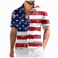 thumbnail image 1 of Linfrsh American Flag Shirts for Men USA Flag T Shirt – Patriotic American Pride Tee for Men or Women, Unisex Adult(Red,4XL), 1 of 6