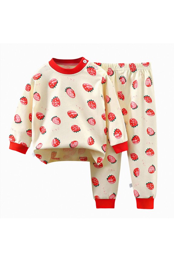 BABY Kids Toddler Boys Girls Easter Pajamas Animal Truck Rabbit Buddy Pajamas Easter Gift Sleepwear Pjs Set 6M-12Y (Red,5-6 Years)