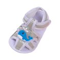 thumbnail image 1 of Linfrsh Baby Boy Girl Open Toe Summer Sandals Lightweight Breathable Shoes Infant Non-Slip First Walking Sneakers(Grey,6-12 Months), 1 of 4