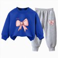 thumbnail image 1 of Linfrsh Baby Girls' and Toddler Long Sleeve Active Shirt and Pant 2 Piece Fall Winter Clothes Set for Girl'S Daily Wear & Play, 1 of 5