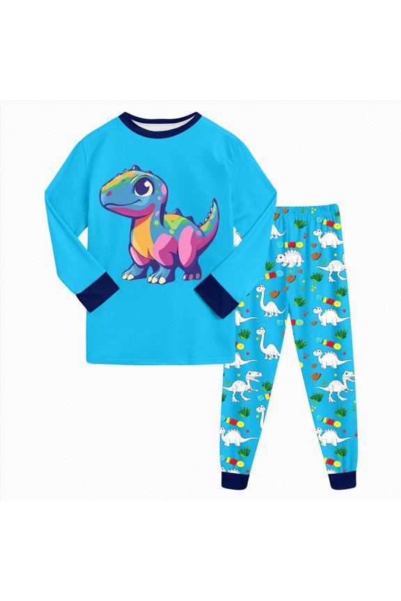 Bamboo Viscose Toddler Boys Pajamas Cool Boys Pajamas Comfy Long Sleeve Graphic Top + Pant Fall Winter Pjs Set 2 Piece for 1t 2t 3t 4t 5t Kids Sleepwear Set Toddler Boys Clothes