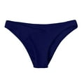 thumbnail image 1 of Linfrsh Black Bikini Bottoms String Tie Side Sexy Full Coverage Bathing Suits Bottoms Tummy Control Swimsuit Bottom Navy,2XL, 1 of 4