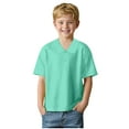 thumbnail image 1 of Linfrsh Boys Polo Shirts Boys Short Sleeve Lightweight Breathable Polo Shirt School Uniform Shirts for Kids(Light Green,Size 8-9 T), 1 of 4